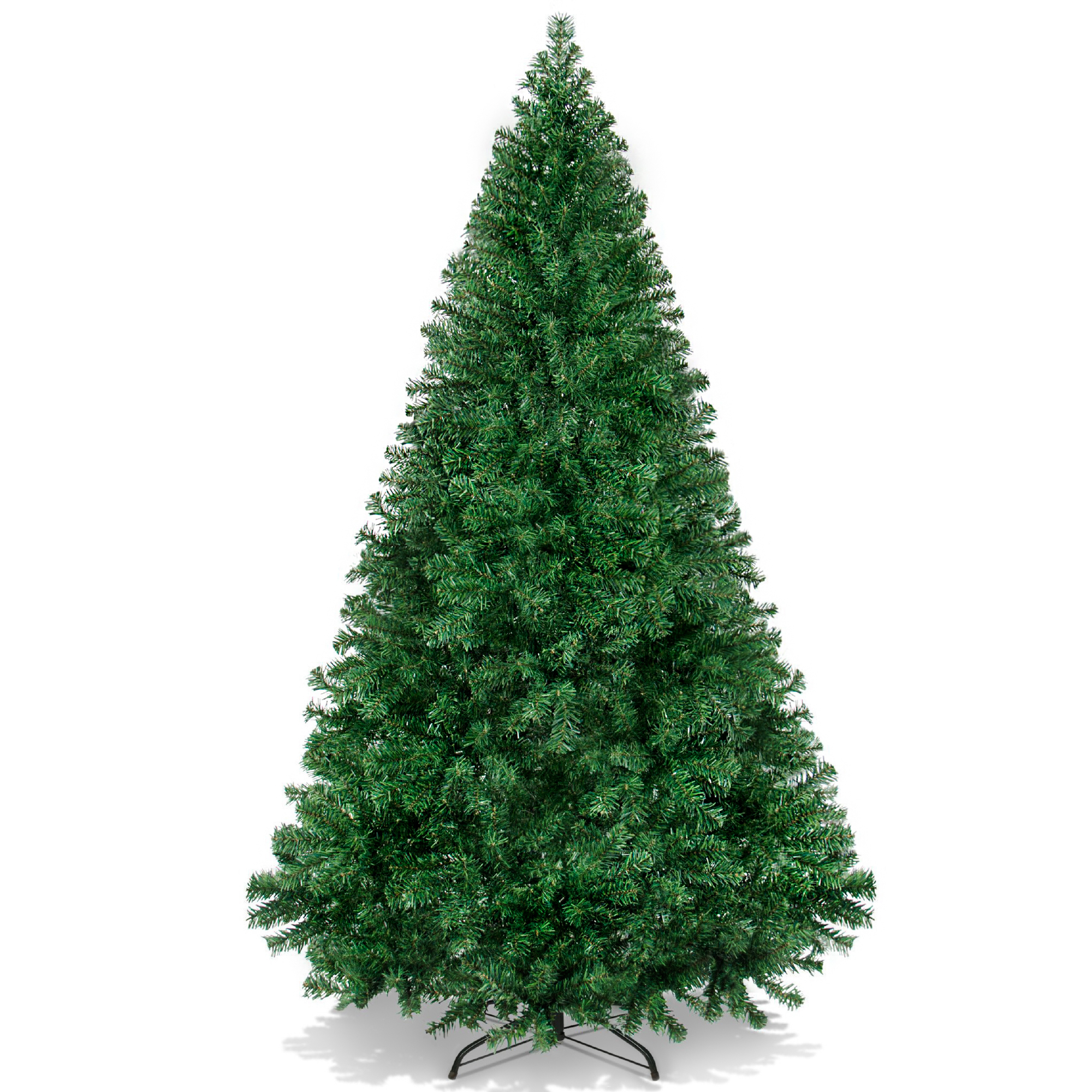 Best Choice Products 6ft Premium Hinged Artificial Christmas Pine Tree w/ 1,000 Tips, Metal Base